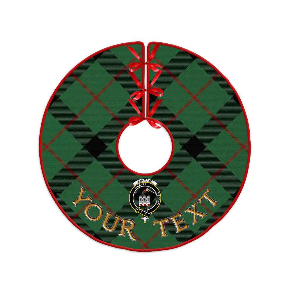 ScotsTee Shop Scottish Kincaid Ancient Clan Crest Tartan Christmas Tree Skirt