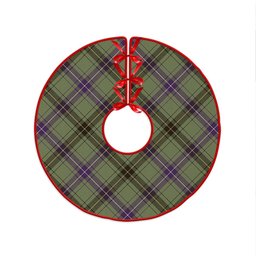ScotsTee Shop Scottish Henderson Weathered Clan Crest Tartan Christmas Tree Skirt