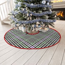 ScotsTee Shop Scottish Halliday (Holliday) Ancient Clan Crest Tartan Christmas Tree Skirt