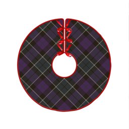 ScotsTee Shop Scottish Lennie Weathered Clan Crest Tartan Christmas Tree Skirt