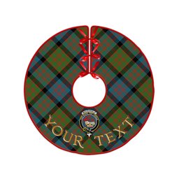 ScotsTee Shop Scottish MacDonald (Donald) Ancient Clan Crest Tartan Christmas Tree Skirt