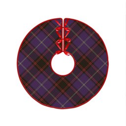ScotsTee Shop Scottish Home Weathered Clan Crest Tartan Christmas Tree Skirt