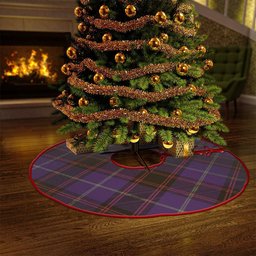 ScotsTee Shop Scottish Home Weathered Clan Crest Tartan Christmas Tree Skirt