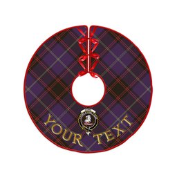 ScotsTee Shop Scottish Home Weathered Clan Crest Tartan Christmas Tree Skirt