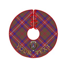 ScotsTee Shop Scottish Geddes Weathered Clan Crest Tartan Christmas Tree Skirt