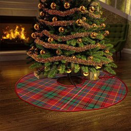 ScotsTee Shop Scottish Innes Clan Crest Tartan Christmas Tree Skirt