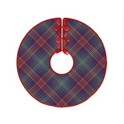ScotsTee Shop Scottish Hart Weathered Clan Crest Tartan Christmas Tree Skirt