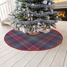 ScotsTee Shop Scottish Hart Weathered Clan Crest Tartan Christmas Tree Skirt
