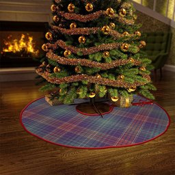 ScotsTee Shop Scottish Hart Weathered Clan Crest Tartan Christmas Tree Skirt