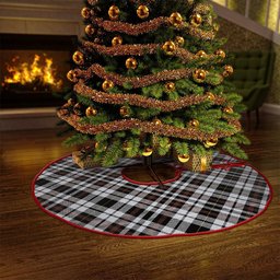 ScotsTee Shop Scottish Little Arisaid Modern Clan Crest Tartan Christmas Tree Skirt