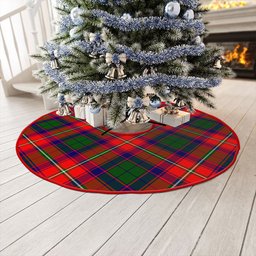 ScotsTee Shop Scottish Hopkirk Clan Crest Tartan Christmas Tree Skirt