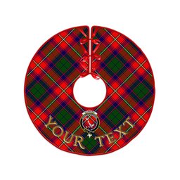 ScotsTee Shop Scottish Hopkirk Clan Crest Tartan Christmas Tree Skirt