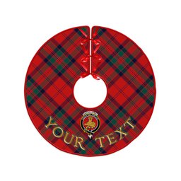 ScotsTee Shop Scottish MacGillivray Modern Clan Crest Tartan Christmas Tree Skirt