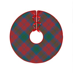 ScotsTee Shop Scottish Lindsay Ancient Clan Crest Tartan Christmas Tree Skirt