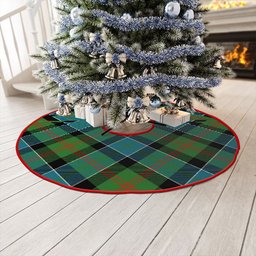 ScotsTee Shop Scottish Paterson Ancient Clan Crest Tartan Christmas Tree Skirt