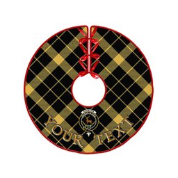 ScotsTee Shop Scottish Raeburn Ancient Clan Crest Tartan Christmas Tree Skirt