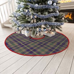 ScotsTee Shop Scottish Tailyour Weathered Clan Crest Tartan Christmas Tree Skirt