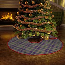 ScotsTee Shop Scottish Tailyour Weathered Clan Crest Tartan Christmas Tree Skirt