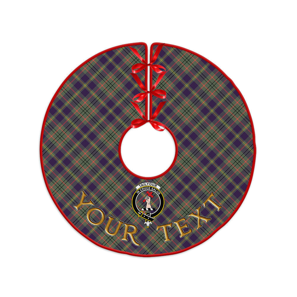 ScotsTee Shop Scottish Tailyour Weathered Clan Crest Tartan Christmas Tree Skirt