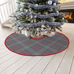 ScotsTee Shop Scottish Ralston US Weathered Clan Crest Tartan Christmas Tree Skirt