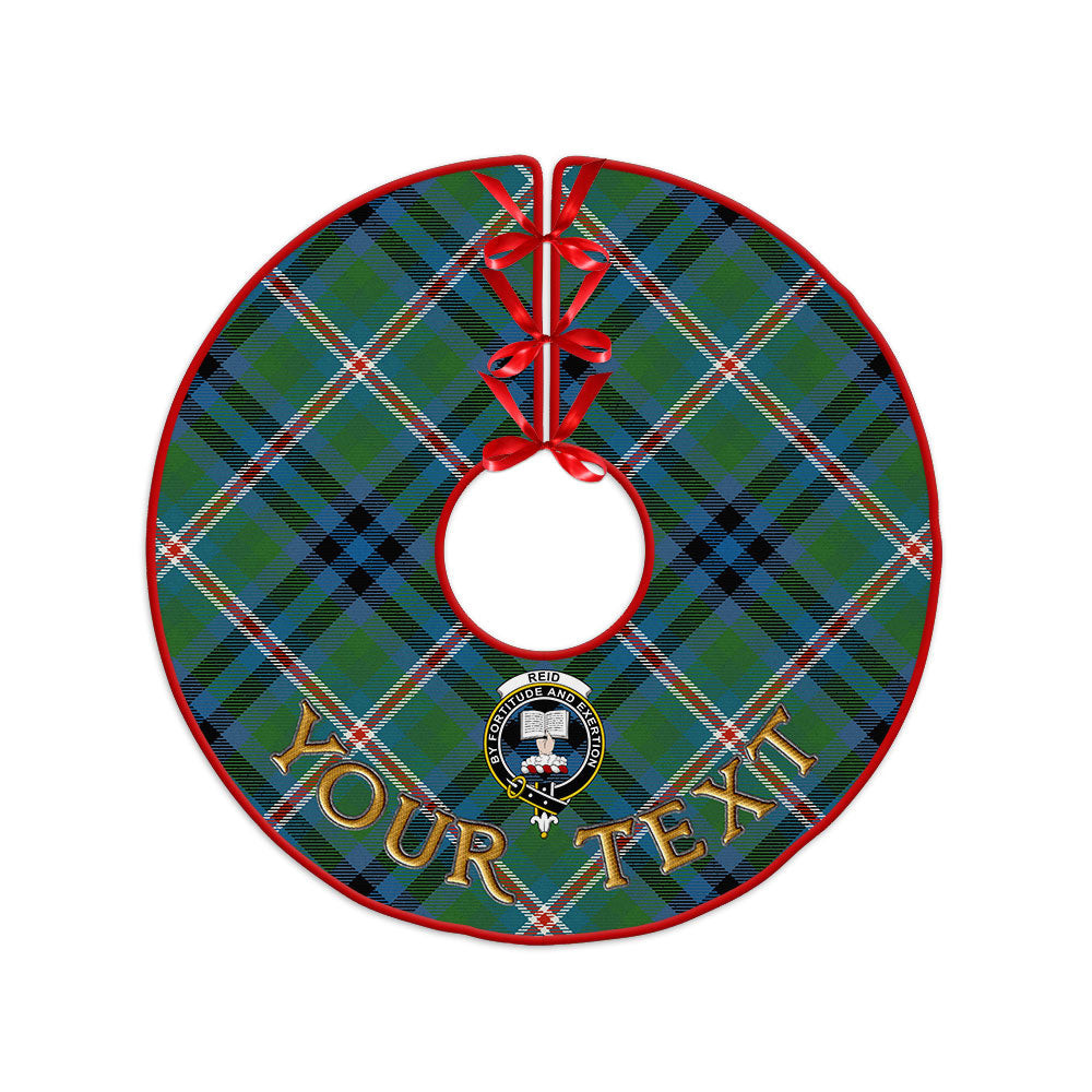 ScotsTee Shop Scottish Reid (Mill City) Ancient Clan Crest Tartan Christmas Tree Skirt