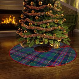 ScotsTee Shop Scottish Pitcairn Hunting Modern Clan Crest Tartan Christmas Tree Skirt