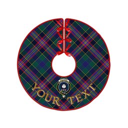 ScotsTee Shop Scottish Pitcairn Hunting Modern Clan Crest Tartan Christmas Tree Skirt