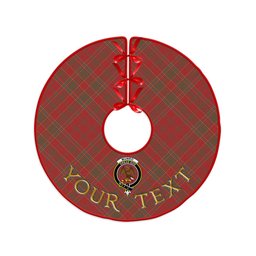 ScotsTee Shop Scottish Munro (Logan) Weathered Clan Crest Tartan Christmas Tree Skirt