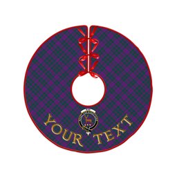ScotsTee Shop Scottish Rae Modern Clan Crest Tartan Christmas Tree Skirt