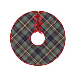 ScotsTee Shop Scottish Reid (Mill City) Weathered Clan Crest Tartan Christmas Tree Skirt