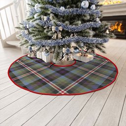 ScotsTee Shop Scottish Reid (Mill City) Weathered Clan Crest Tartan Christmas Tree Skirt