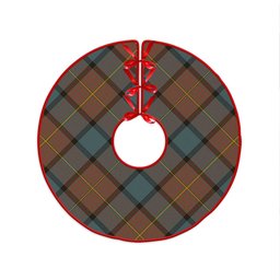 ScotsTee Shop Scottish Muir Weathered Clan Crest Tartan Christmas Tree Skirt