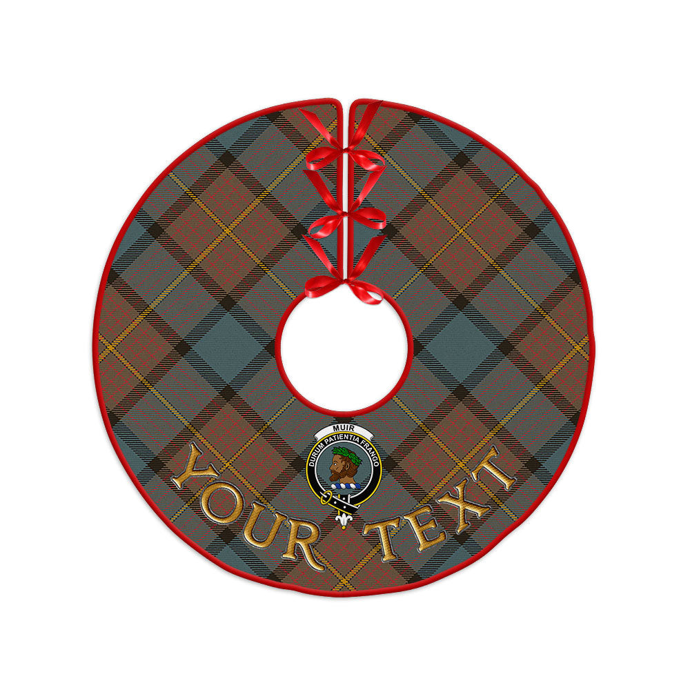 ScotsTee Shop Scottish Muir Weathered Clan Crest Tartan Christmas Tree Skirt