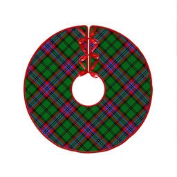 ScotsTee Shop Scottish McGeachie Clan Crest Tartan Christmas Tree Skirt