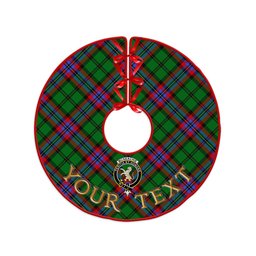 ScotsTee Shop Scottish McGeachie Clan Crest Tartan Christmas Tree Skirt