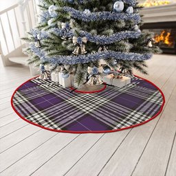 ScotsTee Shop Scottish Napier Weathered Clan Crest Tartan Christmas Tree Skirt
