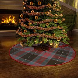 ScotsTee Shop Scottish Ramsay Green Weathered Clan Crest Tartan Christmas Tree Skirt