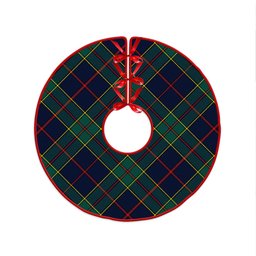 ScotsTee Shop Scottish Strachan Modern Clan Crest Tartan Christmas Tree Skirt