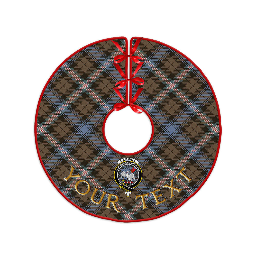ScotsTee Shop Scottish Gammell Weathered Clan Crest Tartan Christmas Tree Skirt