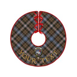 ScotsTee Shop Scottish Gammell Weathered Clan Crest Tartan Christmas Tree Skirt