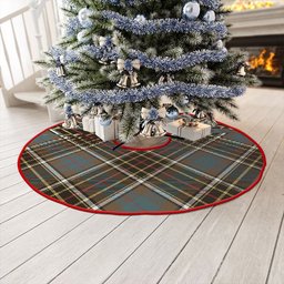ScotsTee Shop Scottish Hislop #2 Weathered Clan Crest Tartan Christmas Tree Skirt