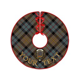 ScotsTee Shop Scottish Tait Weathered Clan Crest Tartan Christmas Tree Skirt
