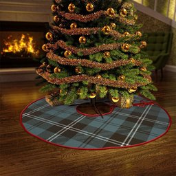 ScotsTee Shop Scottish Swan Weathered Clan Crest Tartan Christmas Tree Skirt