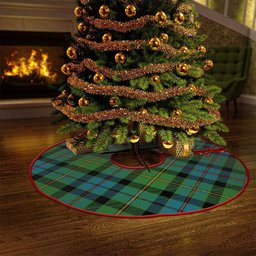 ScotsTee Shop Scottish Tait Ancient Clan Crest Tartan Christmas Tree Skirt