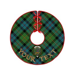ScotsTee Shop Scottish Tait Ancient Clan Crest Tartan Christmas Tree Skirt