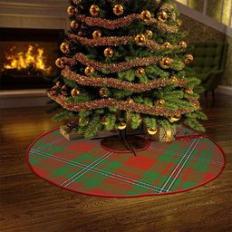 ScotsTee Shop Scottish Strang Modern Clan Crest Tartan Christmas Tree Skirt