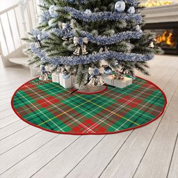 ScotsTee Shop Scottish Muirhead Modern Clan Crest Tartan Christmas Tree Skirt