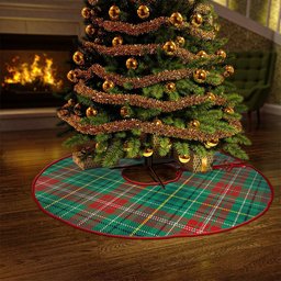 ScotsTee Shop Scottish Muirhead Modern Clan Crest Tartan Christmas Tree Skirt
