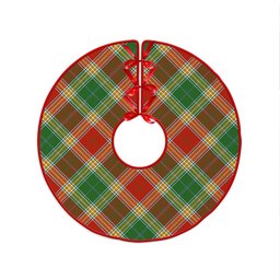 ScotsTee Shop Scottish Gibson (Gibbs) Ancient Clan Crest Tartan Christmas Tree Skirt