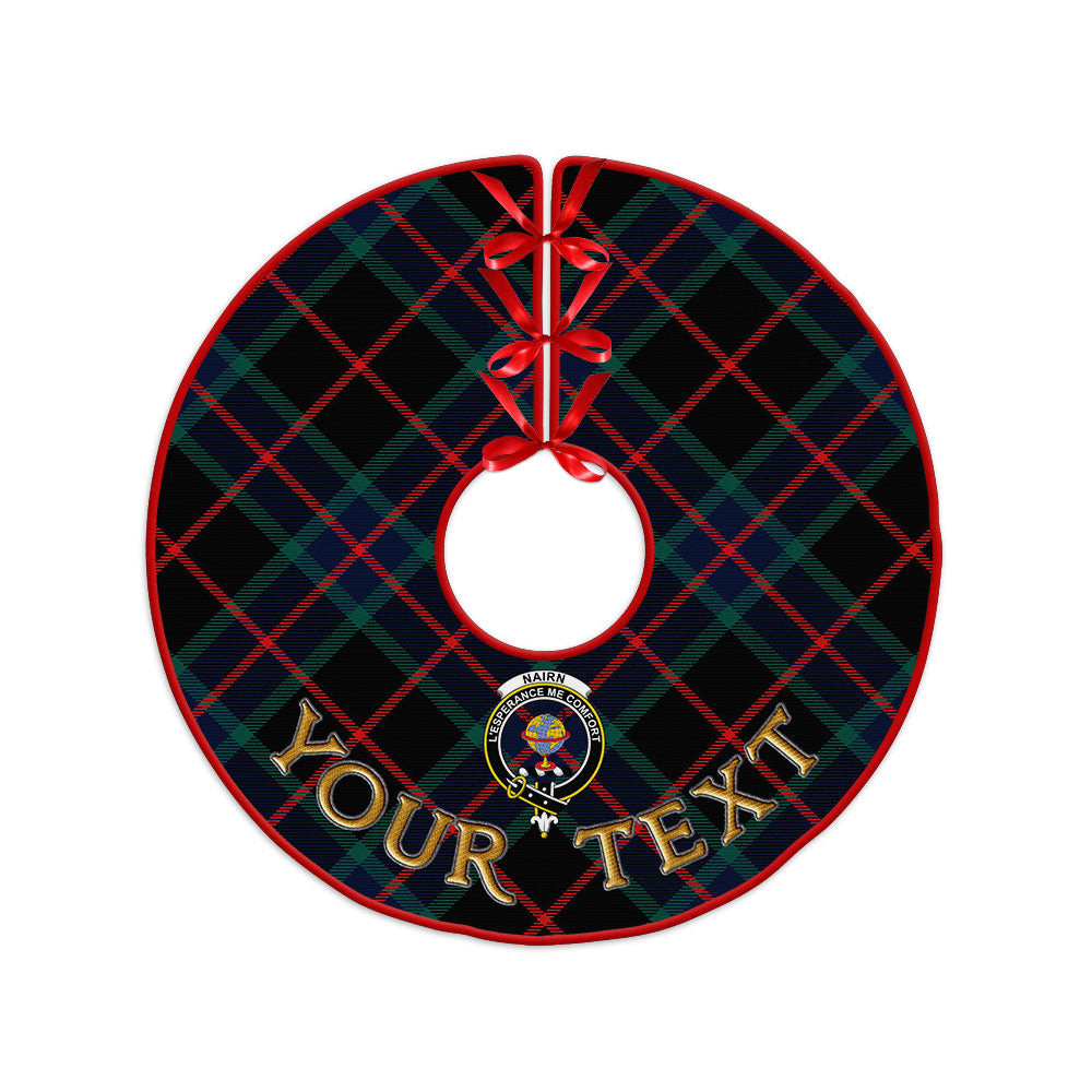 ScotsTee Shop Scottish Nairn Modern Clan Crest Tartan Christmas Tree Skirt